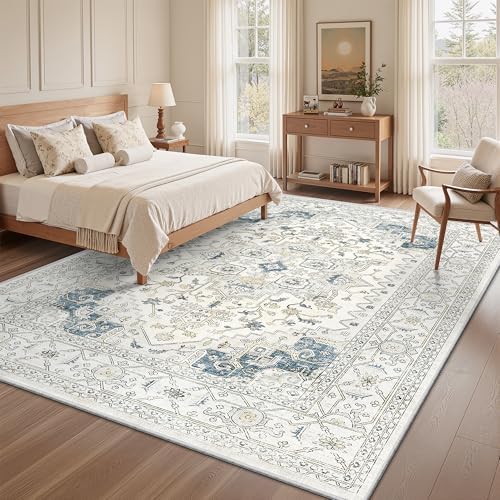 befbee Area Rug 5x8, Stain Resistant Neutral Carpet for Living Room - Image 7