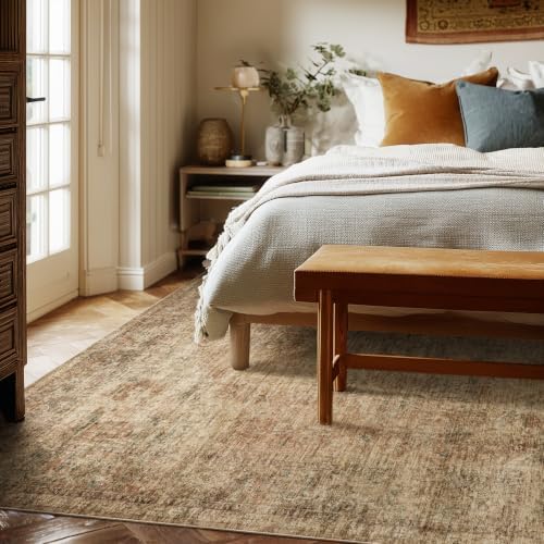 Machine Washable Rugs for Living Room: 5x7 Area Rugs for Bedroom - Image 2