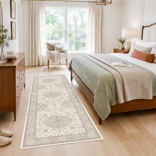 HY HAOYUNLAI Washable 2.6x8 Hallway Runner Rug Kitchen Non-Slip Slim Carpet - Image 3