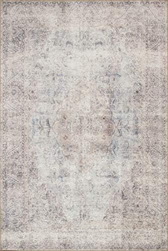 Loloi Loren Silver/Slate 2'-3" x 3'-9" Accent Rug - Image 3
