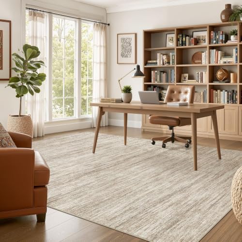 Nakagishi Boho 5x7 Area Rug Living Room Rugs Machine Washable Dark Brown - Image 5