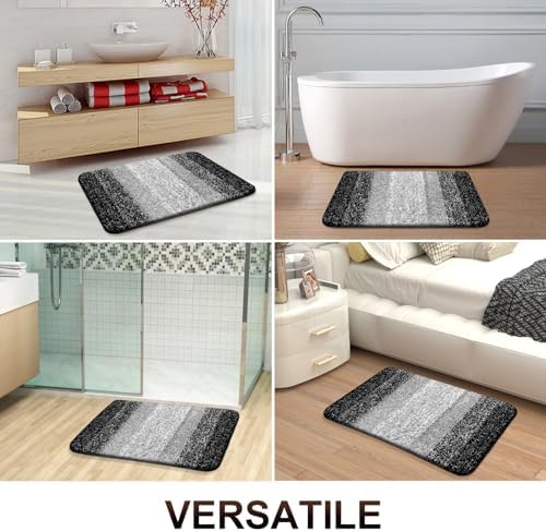 OLANLY Bathroom Runner Rug 59x17, Extra Soft Absorbent Microfiber Bath Rugs - Image 6