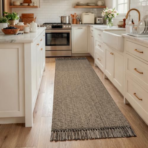 Collive Boho Washable Kitchen Runner Rug, 2.6' x 7' Bathroom Rugs by Collive