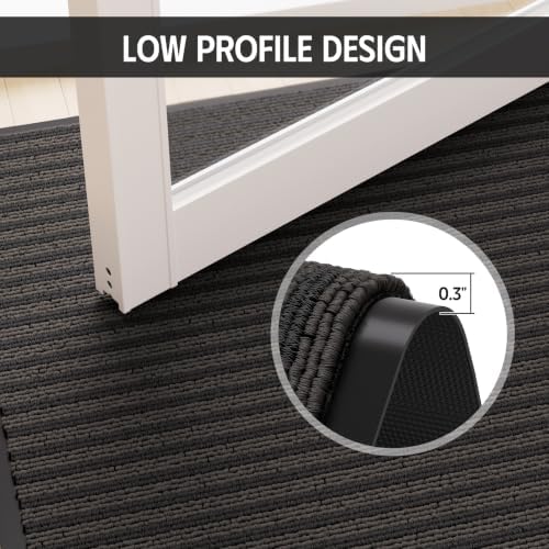 Front Door Mat 3'x5', Non-Slip Heavy Duty Indoor Outdoor Doormat - Image 6