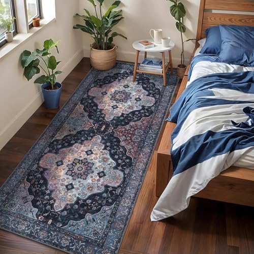 Tangsoo 2x6 Washable Runner Rug for Hallways, Oriental Non Slip Rug Runners by Tangsoo