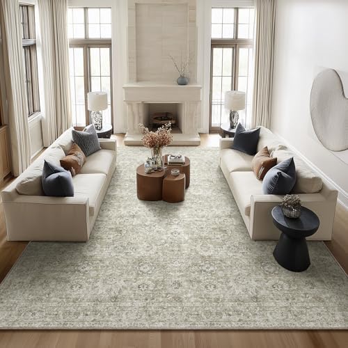 Machine Washable Rugs for Living Room: 10x14 Area Rugs for Bedroom - Image 3