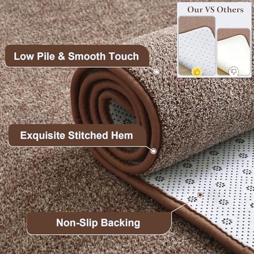 Keeko 4x6 Area Rugs for Living Room,Soft Washable Memory Foam Bedroom Rug - Image 5