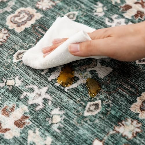 2x6 Hallway Washable Runner Rug: 6ft Kitchen Rugs with Non Slip Backing - Image 6