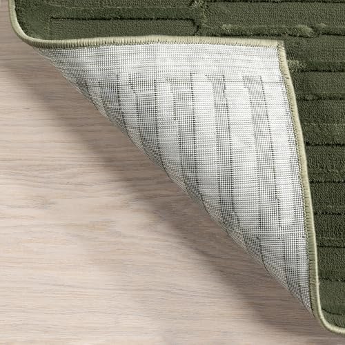 nuLOOM Kailani Green Geometric Washable Area Rug, 2' x 3' - Image 5