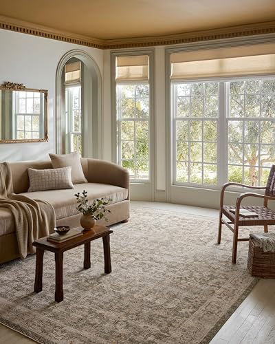 Loloi Magnolia Home Pace Forrest/Natural 5'-3" x 5'-3" Round Area Rug by Unknown