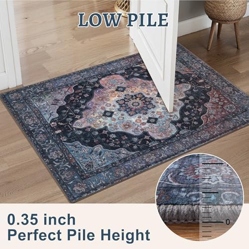 Tangsoo 2x6 Washable Runner Rug for Hallways, Oriental Non Slip Rug Runners - Image 5