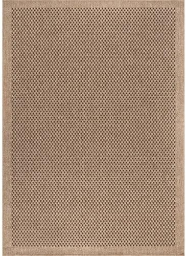 CAMILSON Easy Jute Rug 5x7, Indoor Outdoor Natural Color Fiber Area Rugs for Living Room Patio and Kitchen Rug, Sisal Boho Woven Design, Easy-Cleaning, Washable Outside Carpet Alfombras para(5 x 7) - Image 3