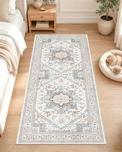 OLANLY 2x5 Washable Runner Rug, Soft Non Slip Carpet for Hallway Kitchen by OLANLY