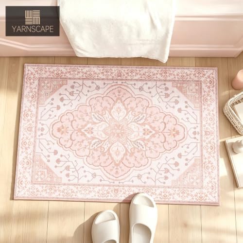 YARNSCAPE 2' x 3' Machine Washable Area Rug, Non-Slip Low-Pile Carpet - Image 5