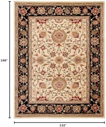 SAFAVIEH Lyndhurst Area Rug 11x15 X-Large, Ivory & Black LNH212B - Image 2