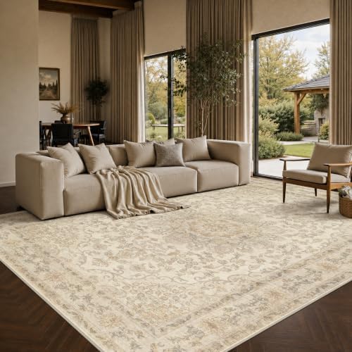 10x12 Area Rugs Living Room: Washable Boho Rug for Bedroom - Image 2