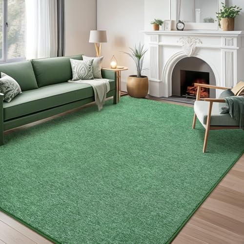 AROGAN 4x6 Area Rugs for Living Room Non Slip Dorm Bedroom Rug, Matte Green - Image 7