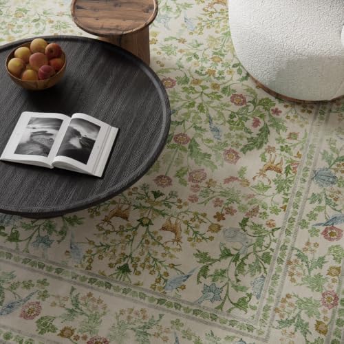 10x12 Area Rugs for Living Room: Washable Rug Stain Resistant Non Slip Low Pile Ultra Soft Faux Wool Lightweight Large Rugs for Bedroom Dining Room Under Table Rug Nursery Farmhouse Home Office Indoor - Image 4
