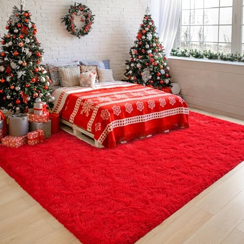 Chicrug Soft Area Rugs for Bedroom Living Room Plush Fluffy Rug 4x6 - Image 4