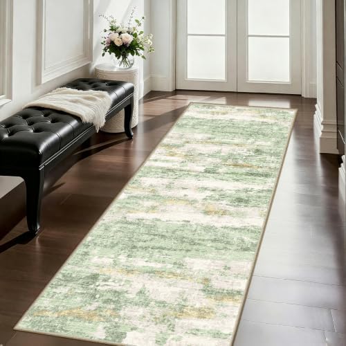 Washable Runners for Hallway 2x6 Runner Rug,Ultra-Thin Kitchen Runner Rugs,Non-Slip Backing Entryway Rug Runner,Abstract Carpet for Hallways,Bedroom,Dining,Laundry Room - Image 6