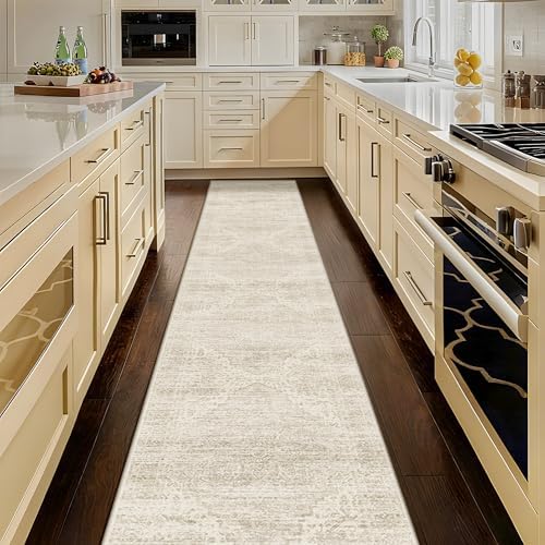 2x12 Runner Rug for Hallways Non-Slip Long Rug Runners,Boho Vintage Washable Kitchen Runner Rugs, Stain Resistant Soft Carpet Runners for Hallway 12ft Entryway Rug - Image 6