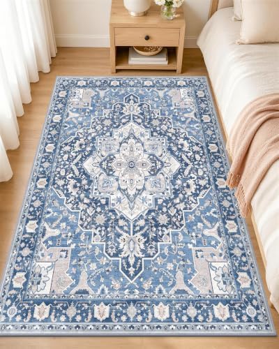 OLANLY 3x6 Washable Runner Rug, Soft Non Slip Carpet for Hallway Kitchen by OLANLY