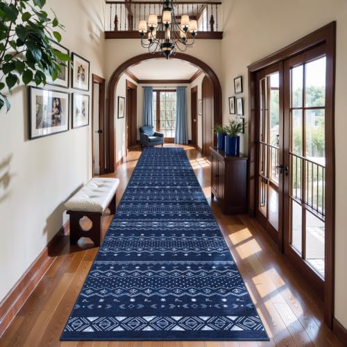 SERISSA 2x14 Washable Non-Slip Boho Runner Rug for Hallway by SERISSAHomeDecorCollection