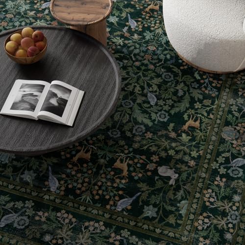 Washable Runners for Hallways Kitchen Rugs: 2'6"x8' Runner Rug Stain Resistant Non Slip Low Pile Soft Carpet Runners Rug for Entryway Hallway Bedroom Kitchen Indoor Laundry Room - Image 3