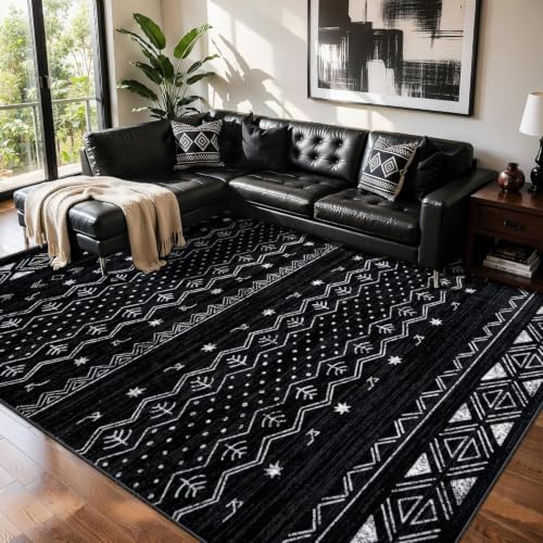 SERISSA 6x9 Washable Non-Slip Boho Area Rug for Living Room - Image 2