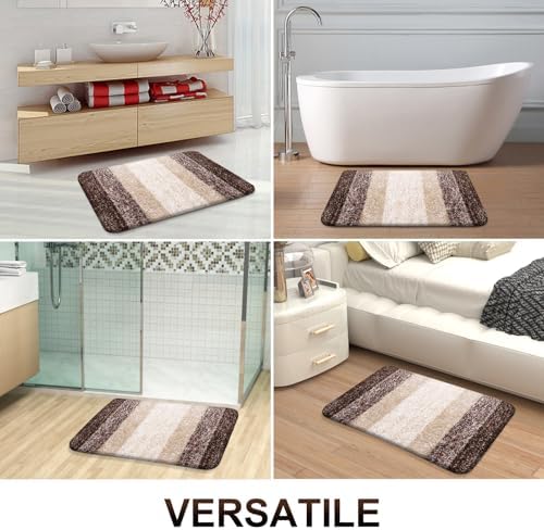 OLANLY Bathroom Runner Rug 59x24, Extra Soft Absorbent Microfiber Bath Rugs - Image 6