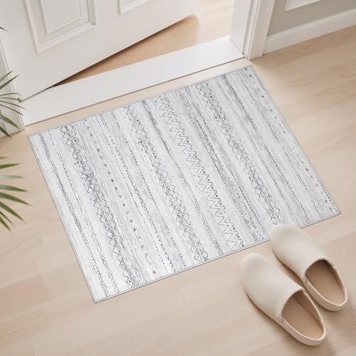 cotiled Washable 2x3 Entryway Rugs: Boho Moroccan Soft Small Rug - Image 5