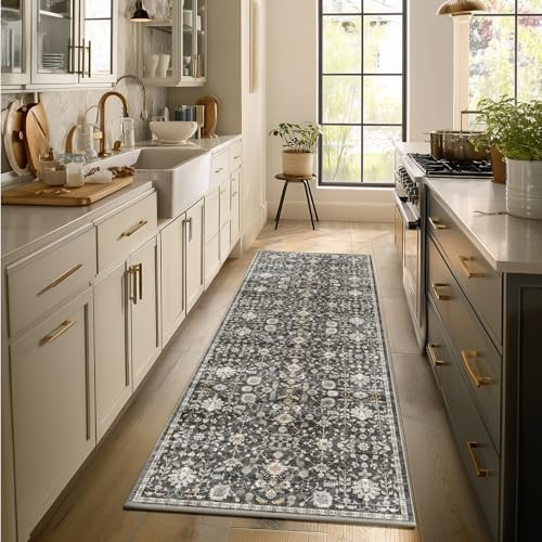 Machine Washable Hallway Runner Rug: 2'x6' Kitchen Rugs by NoiFamo