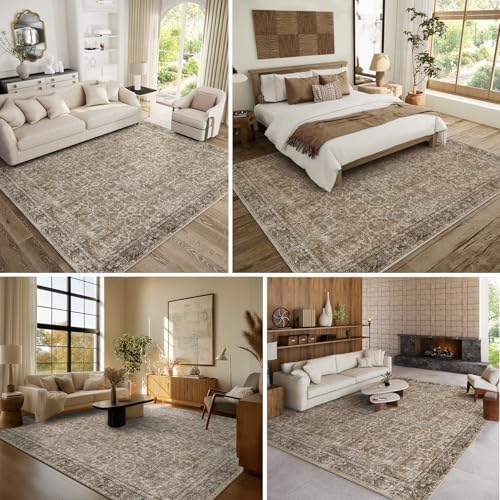 Machine Washable Rugs for Living Room: 8x10 Area Rugs for Bedroom - Image 2