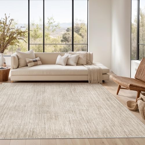 Valenrug 6x9 Area Rugs Non Slip, Large Washable Rugs for Living Room, Brown - Image 3