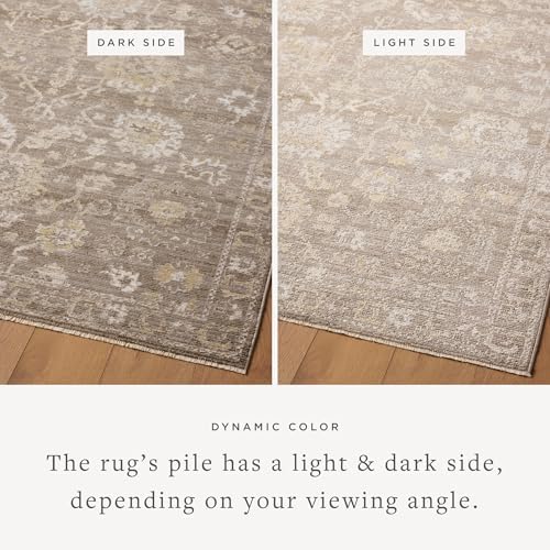 Loloi Magnolia Home Pace Taupe/Wheat 11'-6" x 15'-4" Area Rug - Image 5