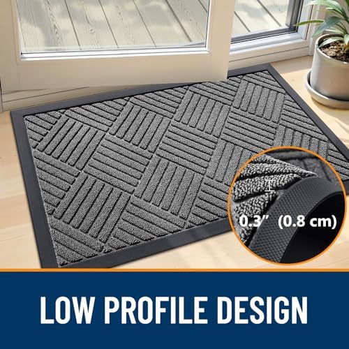 OLANLY Front Door Mat Outside Entrance 33x21, Waterproof Heavy-Duty Doormat - Image 5