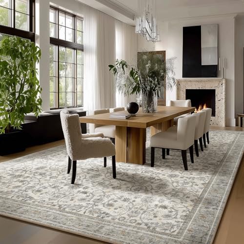 Machine Washable Rugs for Living Room: 9x12 Area Rugs for Bedroom - Image 4