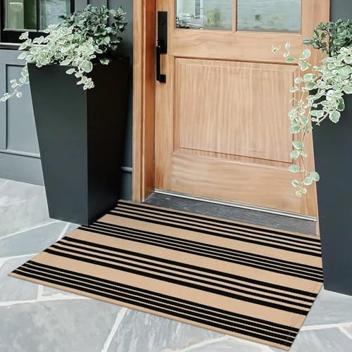 OJIA Front Door Mat 24"x35" Washable Fall Porch Rug Outdoor Doormat Decor - Image 2