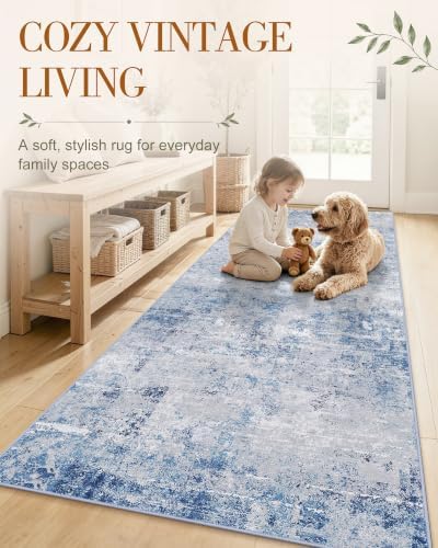 OLANLY 2'6"x12' Washable Runner Rug, Non Slip Carpet for Hallway Kitchen - Image 3