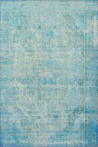 Loloi Loren Aqua 5'-0" x 7'-6" Area Rug by Unknown