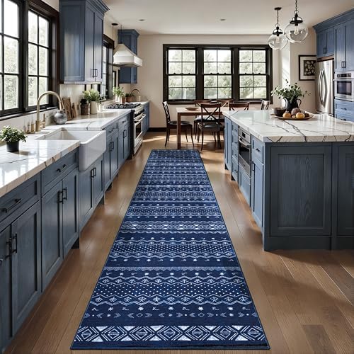 SERISSA 2x10 Washable Non-Slip Boho Runner Rug for Hallway - Image 2