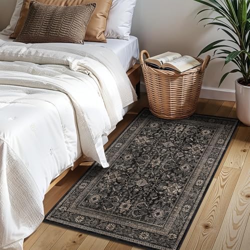 Schweek 2x3 Entryway Rug Washable Non Slip Rugs for Kitchen Black Door Mat - Image 3