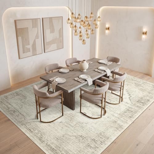 Garvee Beige Boho 6x9 Area Rug for Bedroom Living Room - Image 5