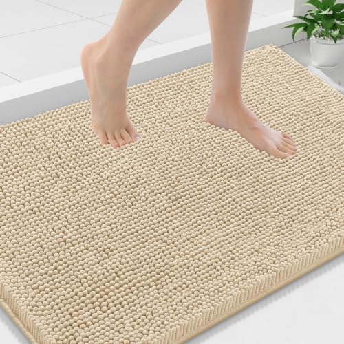 Smiry Bathroom Rugs 36X24, Luxury Chenille Extra Soft Absorbent Bath Mat by Smiry