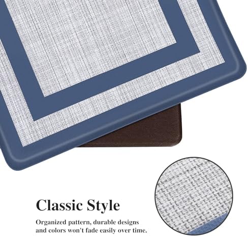 Mattitude Kitchen Mats Set of 2,Cushioned Anti-Fatigue Non-Skid Rug Sets - Image 4