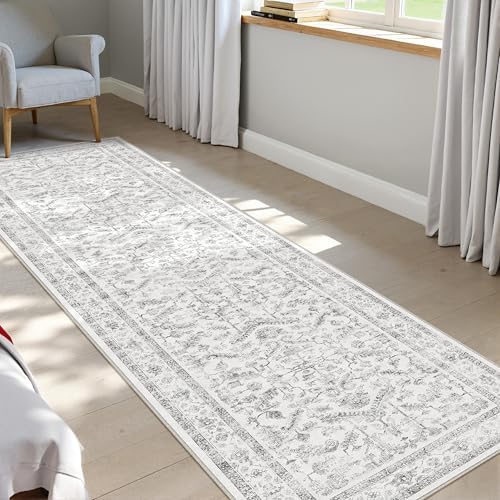 PureCozy Gray Runner Rug 2x6 Vintage Neutral - Image 4