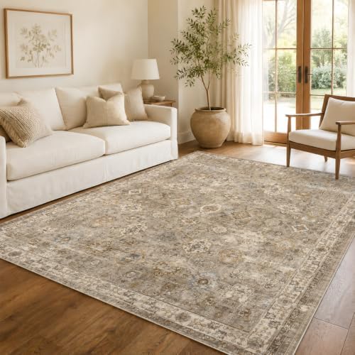6x9 Area Rug for Living Room Vintage Washable Non Slip Rugs - Image 2