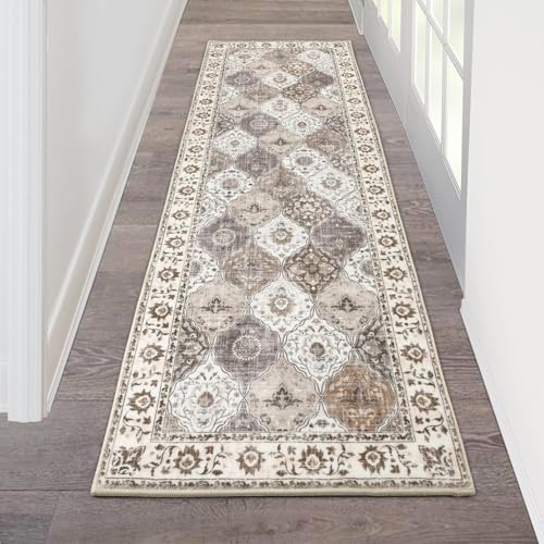 HEBE Hallway Runner Rug 2'x6', Washable Non Slip Kitchen Rug Runner by HEBE
