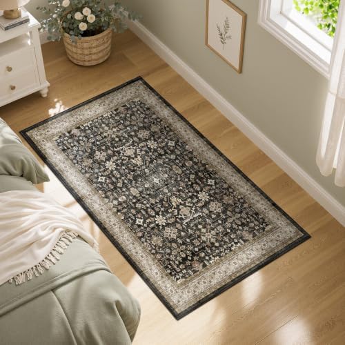 Farmhouse Entryway Runner Rug 2x4 for Kitchen Bathroom - Image 3