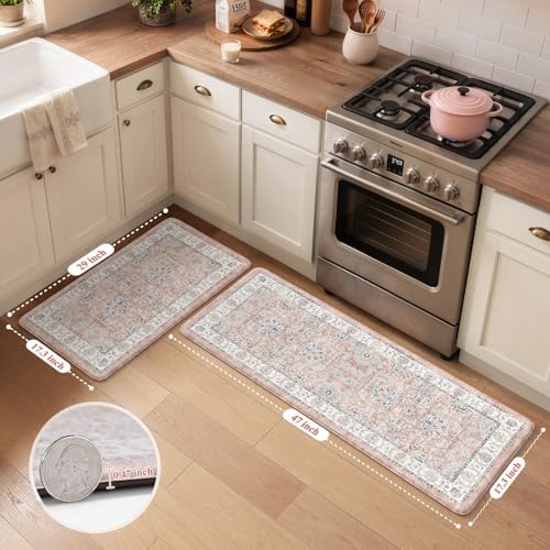 KIMODE Anti Fatigue Mats for Kitchen Floor 2PCS Cushioned Standing Mat - Image 3